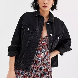 Topshop Moto Denim Jean Jacket